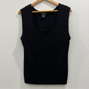 Finity sparkly‎ black tank top Size XL